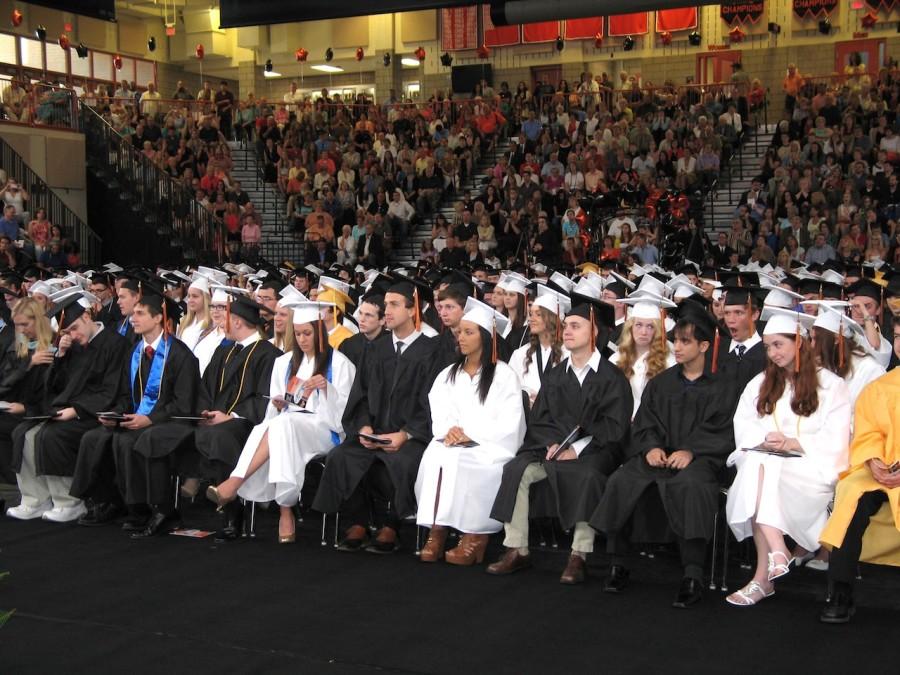 Class of 2013 first to graduate in new gymnasium