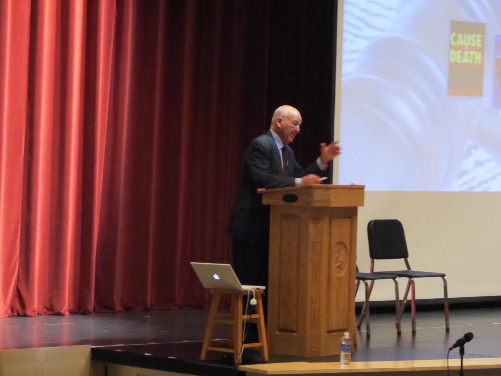 Dr. Cyril Wecht speaks at BPHS about JFK assassination – Hawk Eye