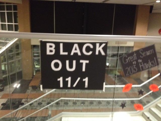 Students experience blackout earlier than expected