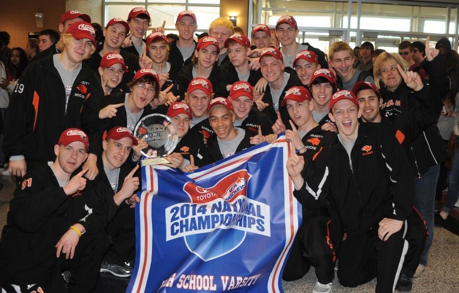 Varsity hockey team wins national tournament