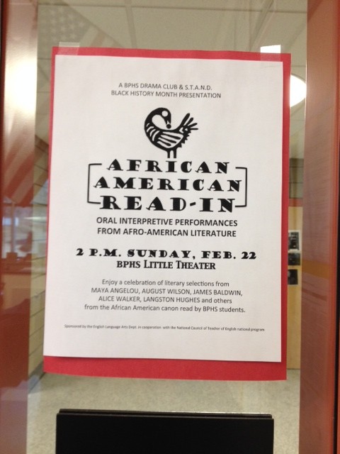 African American Read-In at BPHS