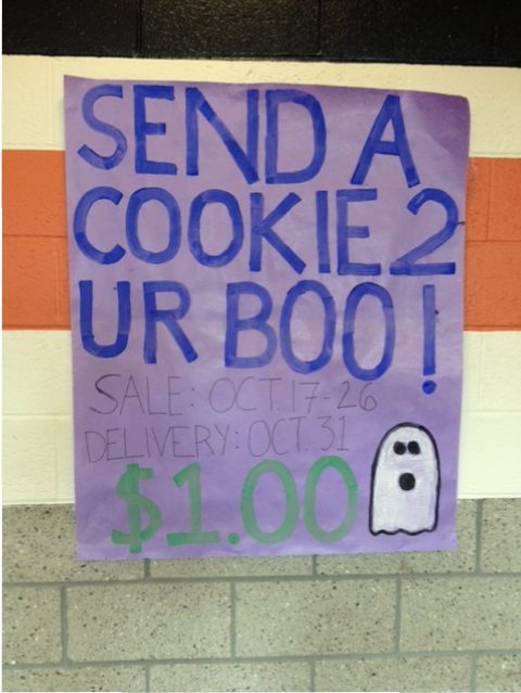 Students and staff can send a cookie to their boo