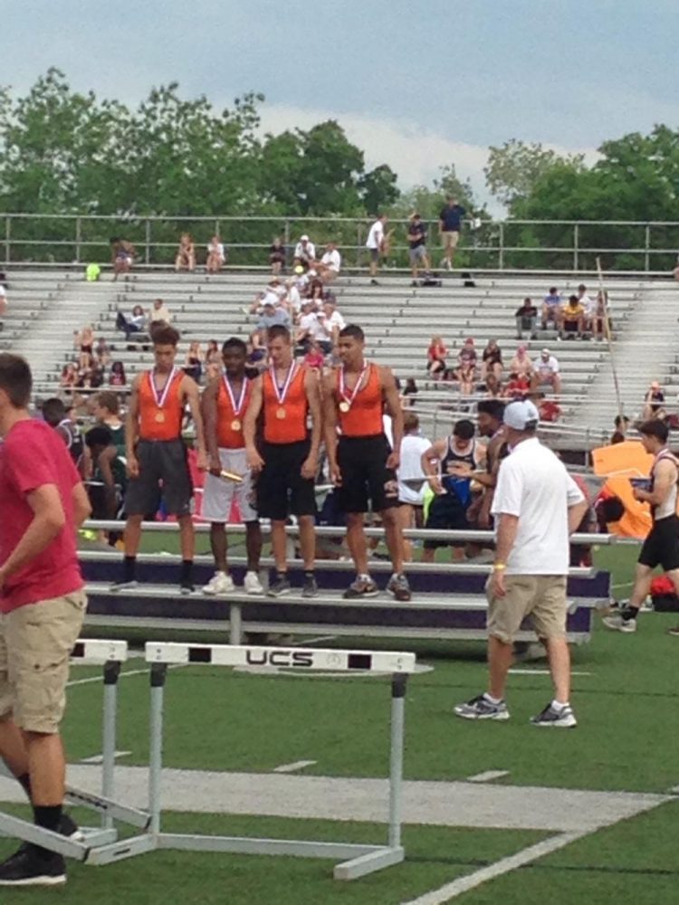 Jehvonn Lewis, Terron Murphy, James Krandel, and Zach Taylor were WPIAL Champs in the 4x100m with a time of 42.64