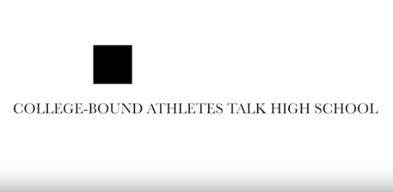 Video: College-bound athletes talk high school