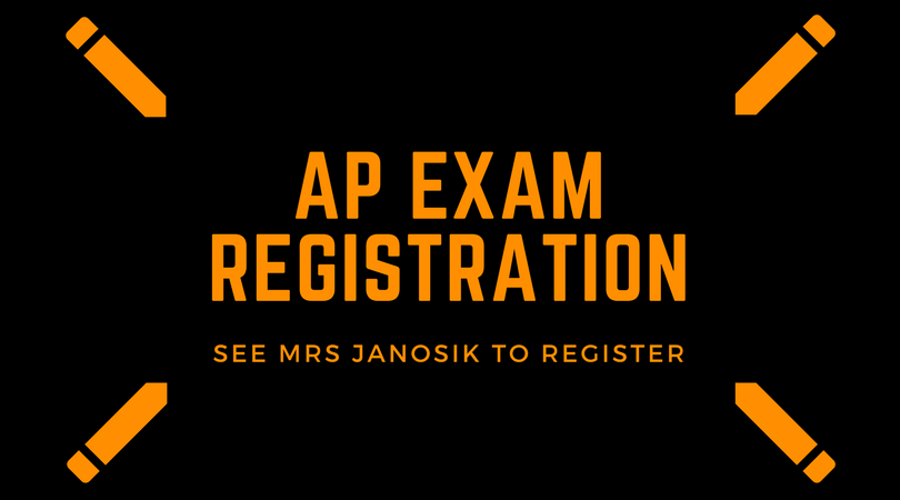 Register for the AP Exams today