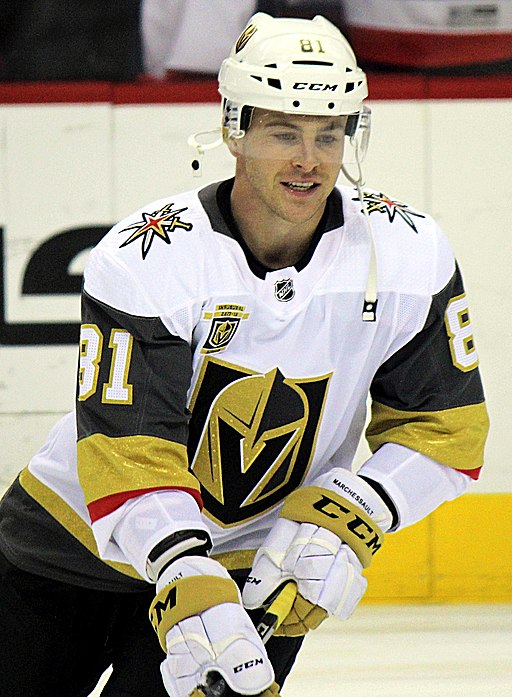 Vegas Golden Knights forward Jonathan Marchessault during a game against the Washington Capitals, February 4, 2018, at Capital One Arena in Washington, D.C.