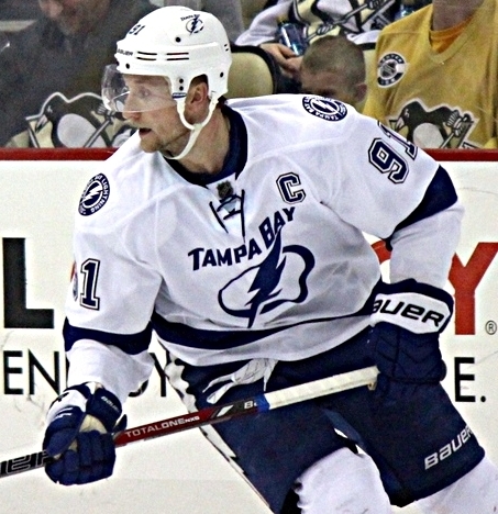 Tampa Bay Lightning forward Steven Stamkos during a game against the Pittsburgh Penguins, March 22, 2014, at Consol Energy Center in Pittsburgh, PA.