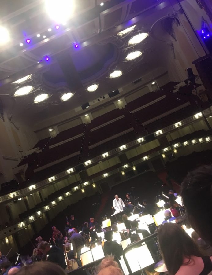 A view from the stage at Heinz Hall