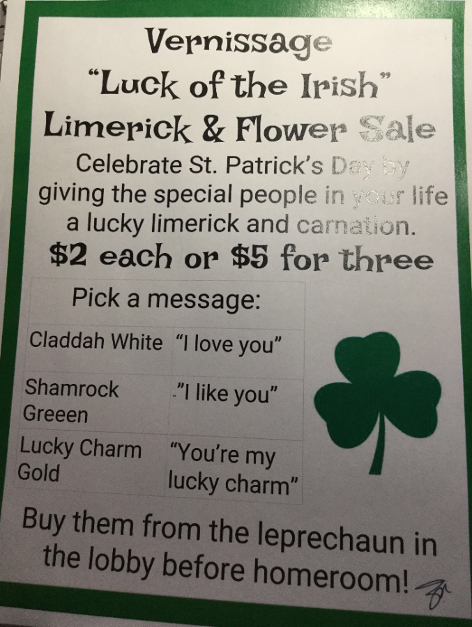 LUCKY CHARM messages can be bought in the main lobby starting March 4. 
