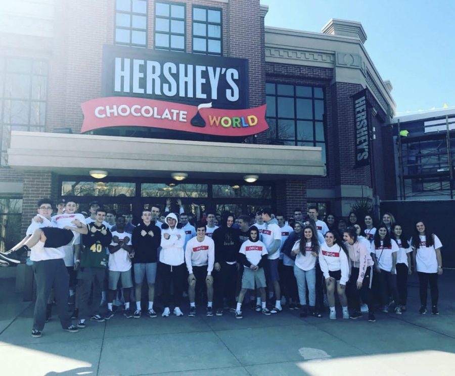 BP DECA students at Chocolate World at last years State Conference.