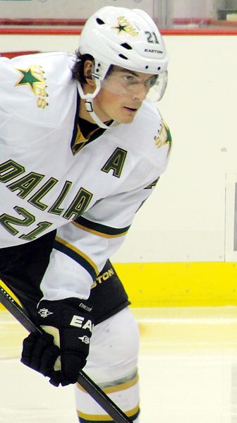 Loui Eriksson of the Dallas Stars during a November 11, 2011 game against the Pittsburgh Penguins at Consol Energy Center in Pittsburgh, PA.