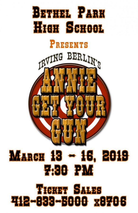Annie Get Your Gun stages March 13-16 at BPHS
