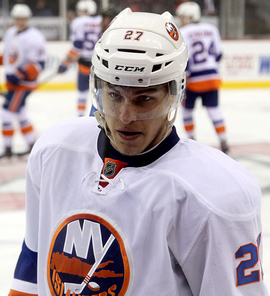 Anders Lee as a member of the New York Islanders.