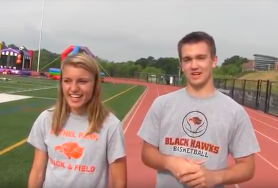 Ryan Meis interviews Emily Carter who won a gold medal and broke the state record in the 3200 m run at the PIAA Track & Field Championships.