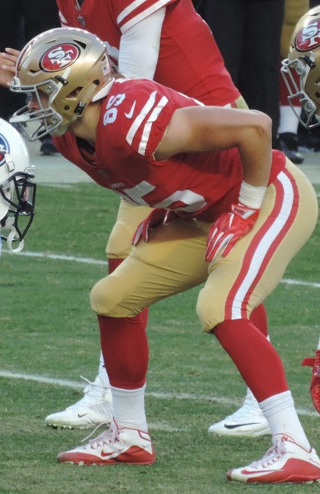 George Kittle with 49ers in 2017