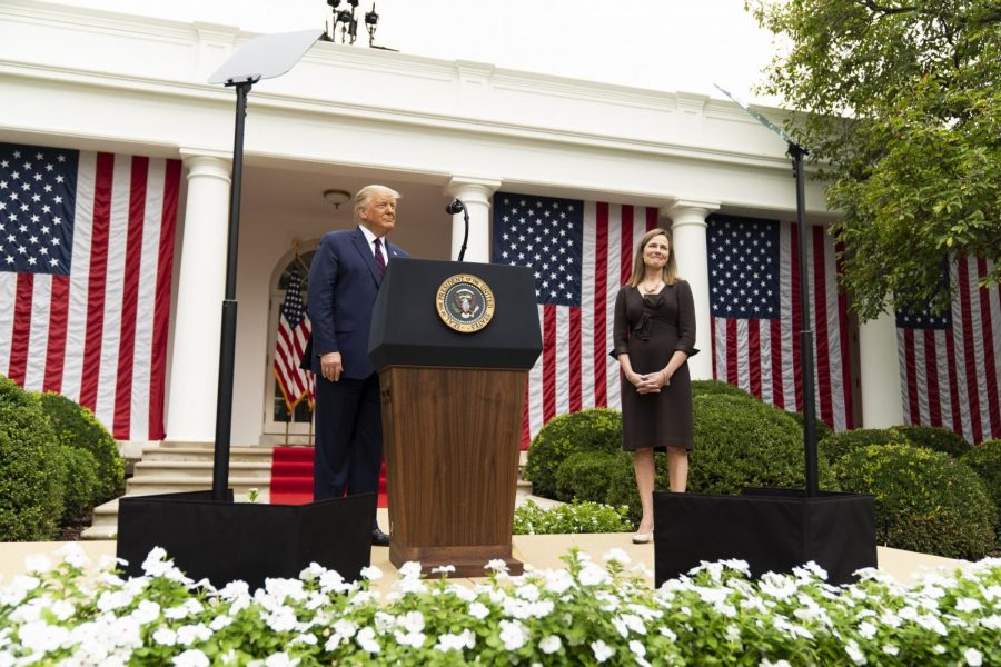 President+Donald+J.+Trump+announces+Judge+Amy+Coney+Barrett+as+his+nominee+for+Associate+Justice+of+the+Supreme+Court+of+the+United+States+in+the+Rose+Garden+of+the+White+House+on+Saturday%2C+September+26%2C+2020%2C+who+was+joined+by+her+husband+Jesse+Barrett+and+their+children.+%28Official+White+House+Photo+by+Shealah+Craighead%29