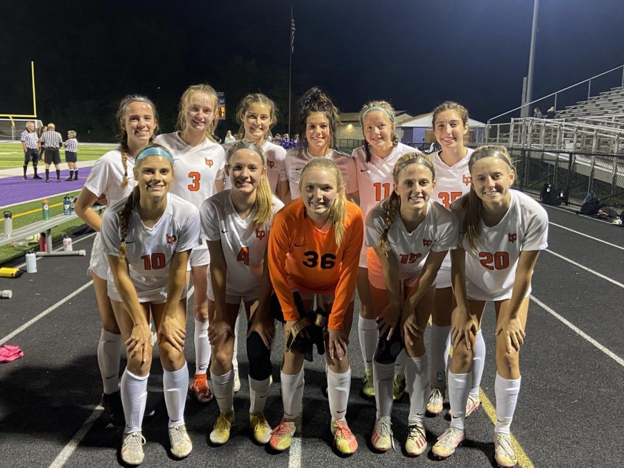 Lady Hawks are smiles after a dominating 9-0 victory over the Baldwin Highlanders. With the win, the Lady Hawks earned their spot in the playoffs.