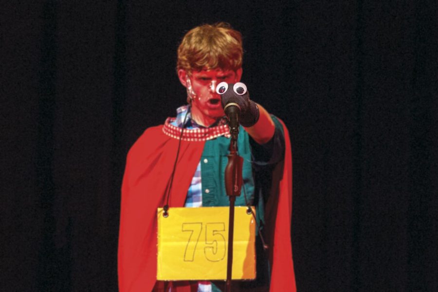 Finnell as Leaf Coneybear in The 25th Annual Putnam County Spelling Bee