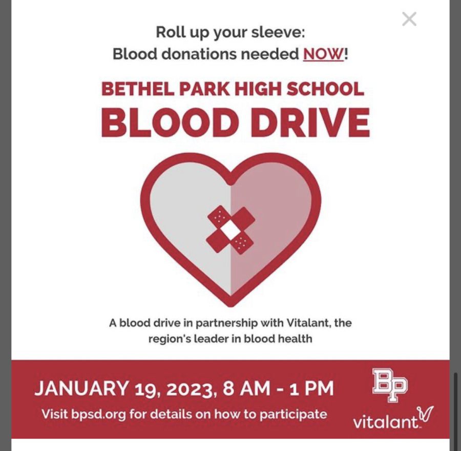NHS+is+hosting+a+blood+drive+at+BPHS+on+Jan.+19.