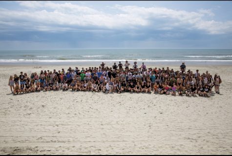 BPHS Music Department students are all smiles on Myrtle Beach.