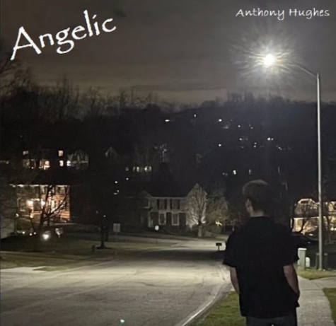 The cover photo for Anthony Hughess new rock album called Angelic