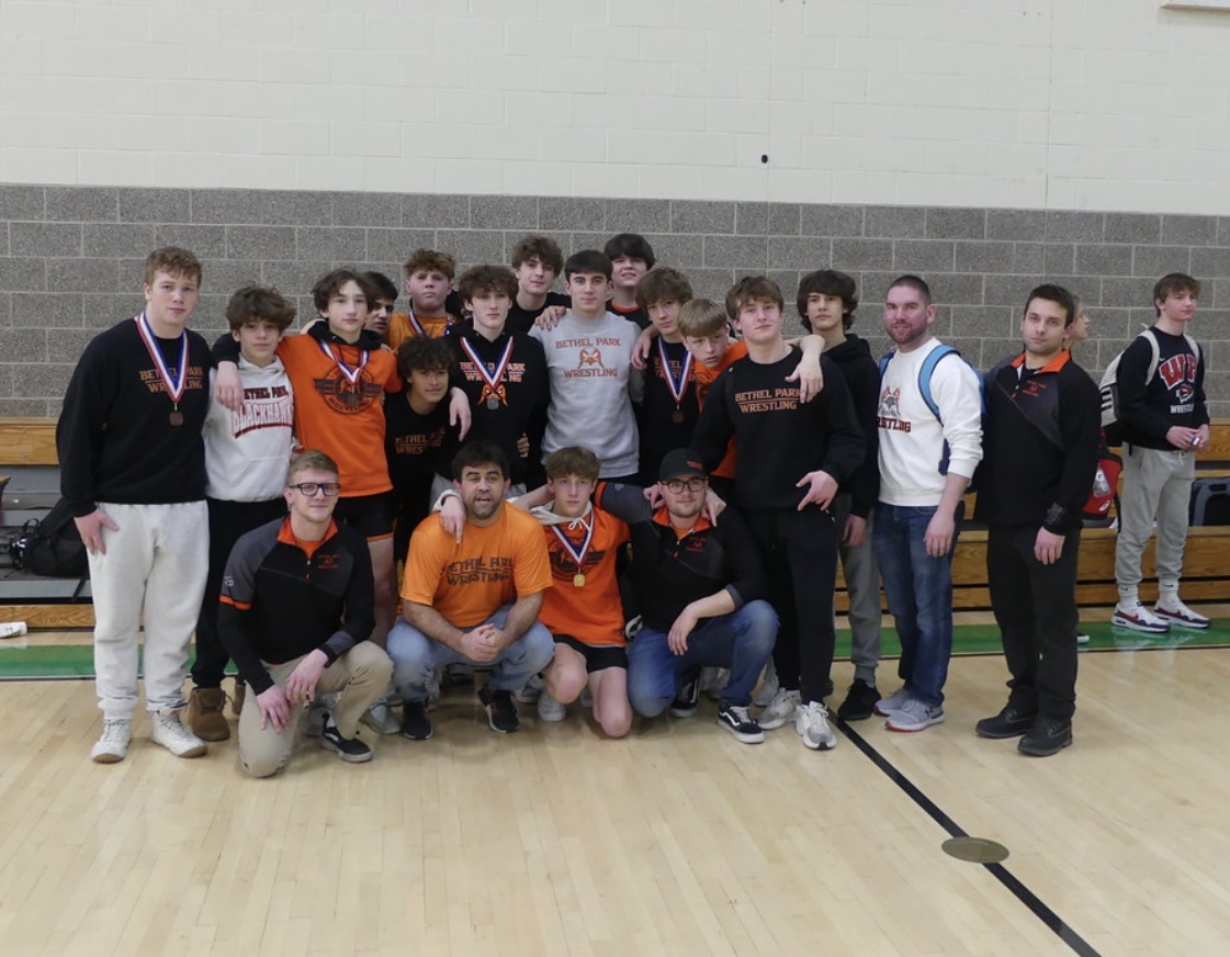 The varsity wrestling team had a strong showing in last seasons individual section tournament, qualifying nine Black Hawks for the WPIAL tournament.