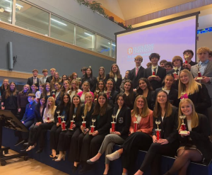 BPHS DECA students proudly show off their trophies at the PA DECA district conference at Duquesne University on Dec. 12.  22 BPHS students qualified for the state conference.

Photo courtesy of @bpdecachapter on Instagram