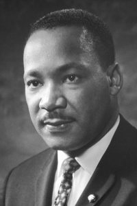 Martin Luther King Jr in 1964.

By Nobel Foundation - Description page (direct link), Public Domain, https://commons.wikimedia.org/w/index.php?curid=9719576