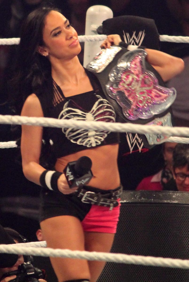 AJ Lee returns to WWE.

Megan Elice Meadows, CC BY-SA 2.0 , via Wikimedia Commons