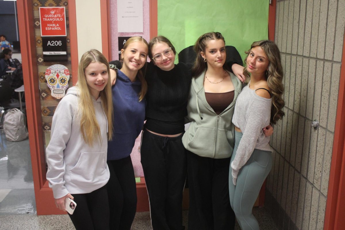 Freshmen decorate their homeroom door, Room 205, for the Halloween homeroom door decorating contest. Their theme is Frankenstein.

Photo creds: Mr. Allemang