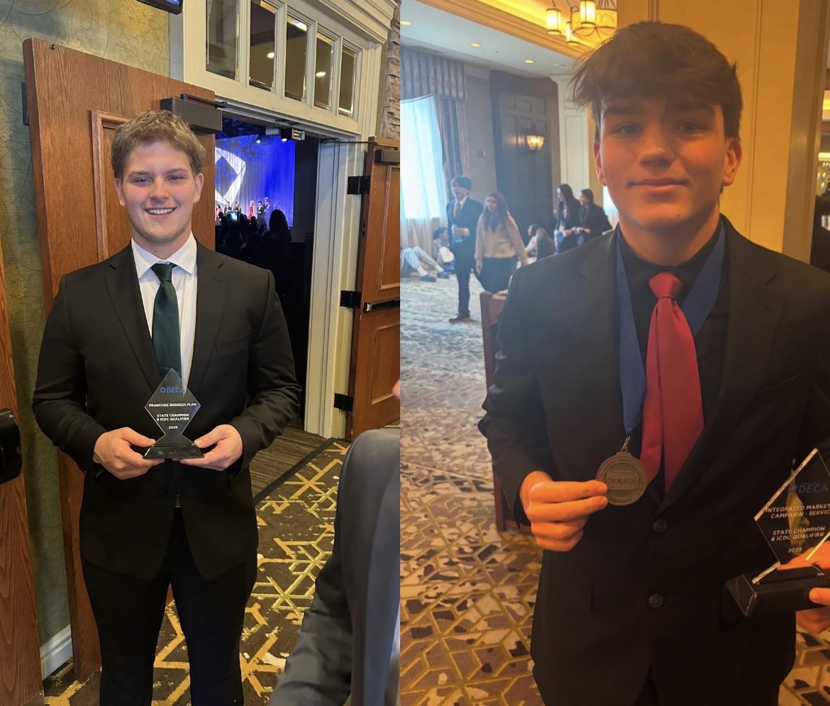 Bryan McGuire and Dominic Ollio at States in 2025
Photo Taken By: Emily Smoller