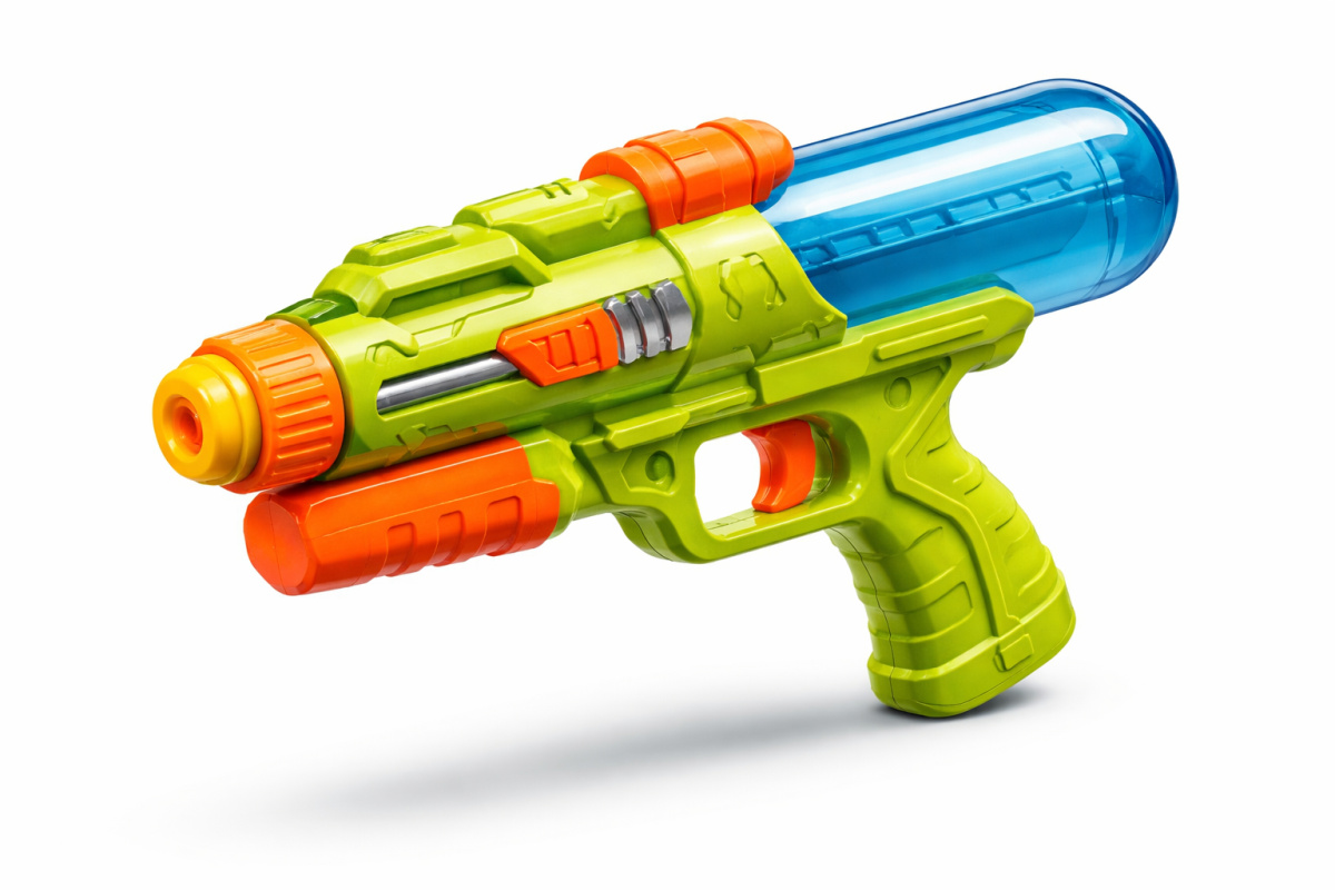 AI-generated image of a water gun.