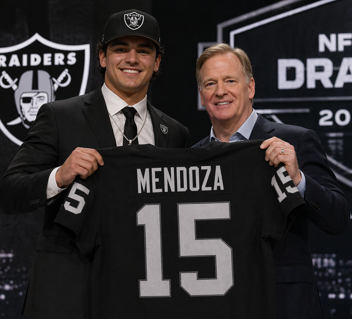 Fernando Mendoza gets drafted. (AI Generated)